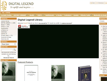 Tablet Screenshot of digitalegend.com